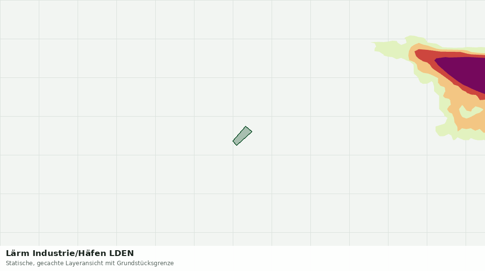 Statische Kartenansicht: Lärm Industrie/Häfen LDEN