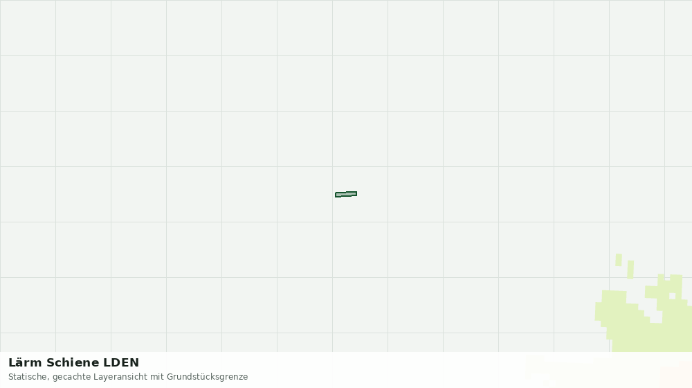 Statische Kartenansicht: Lärm Schiene LDEN