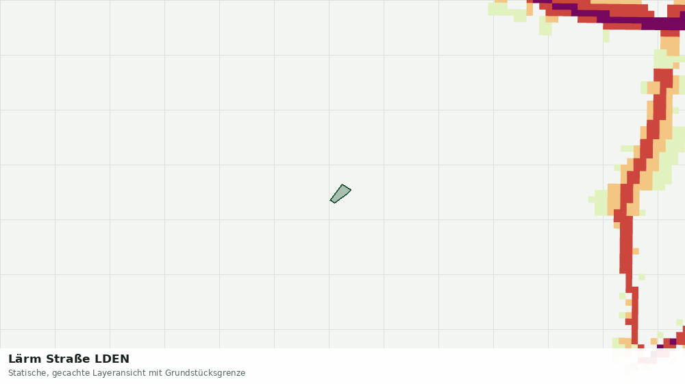 Statische Kartenansicht: Lärm Straße LDEN
