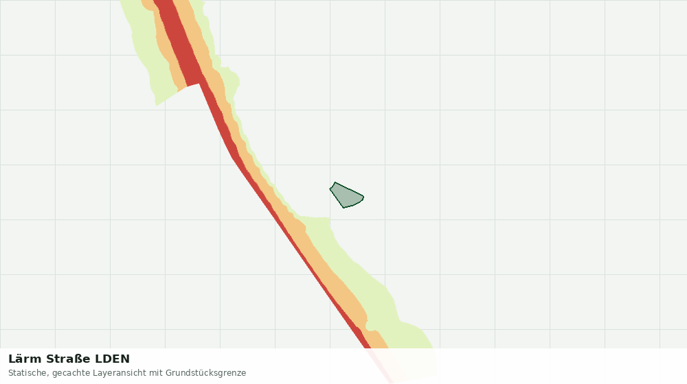 Statische Kartenansicht: Lärm Straße LDEN
