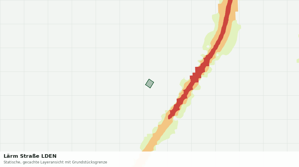 Statische Kartenansicht: Lärm Straße LDEN