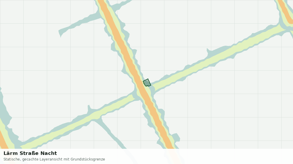 Statische Kartenansicht: Lärm Straße Nacht