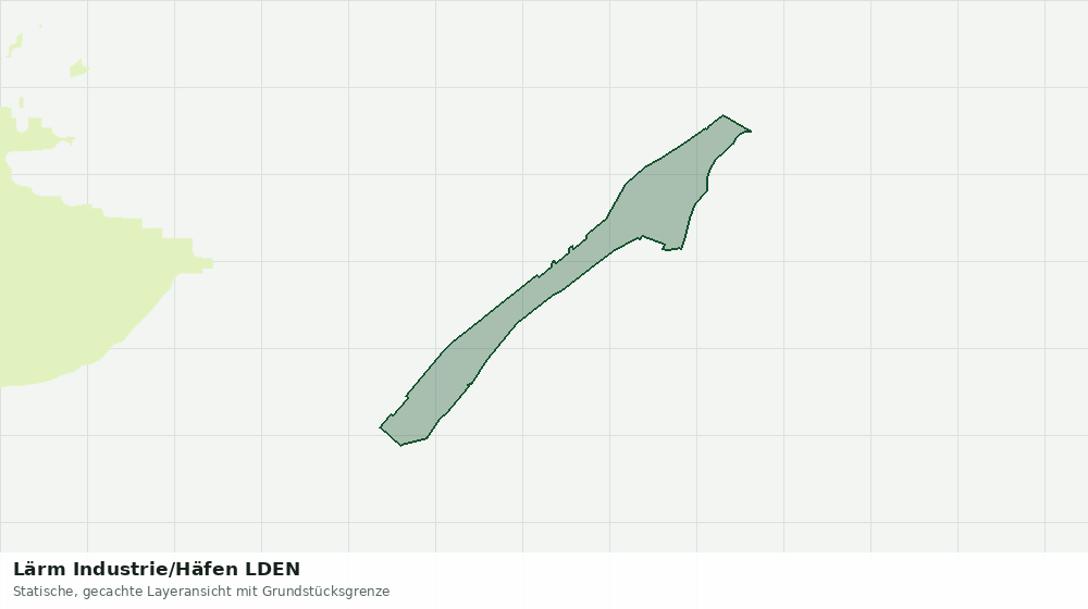 Statische Kartenansicht: Lärm Industrie/Häfen LDEN