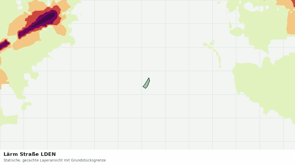 Statische Kartenansicht: Lärm Straße LDEN