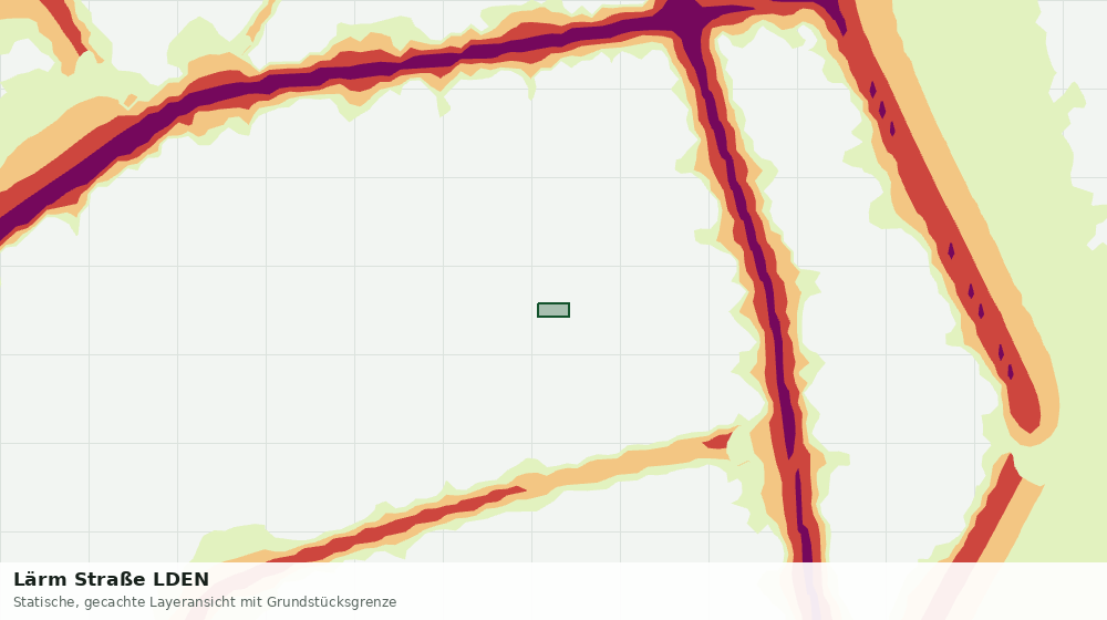 Statische Kartenansicht: Lärm Straße LDEN