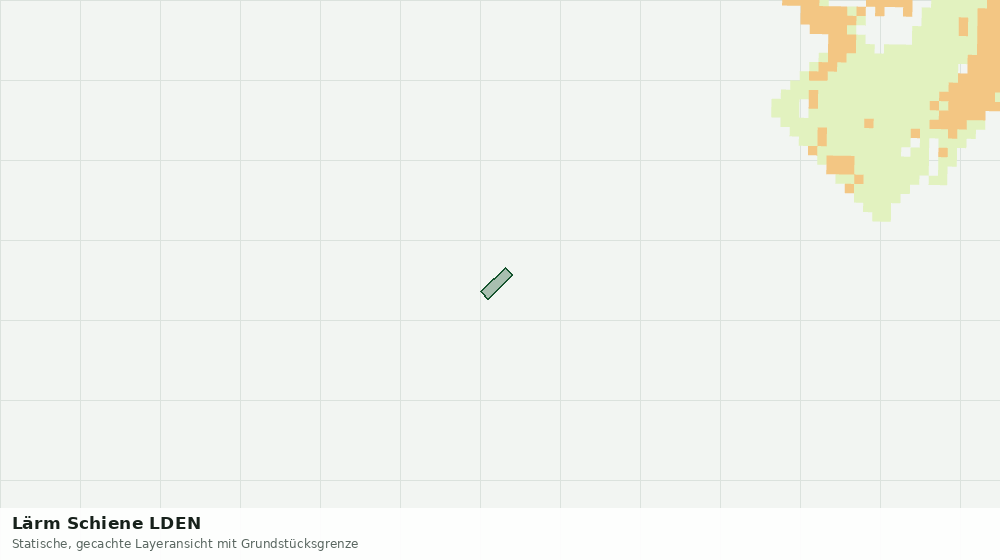 Statische Kartenansicht: Lärm Schiene LDEN