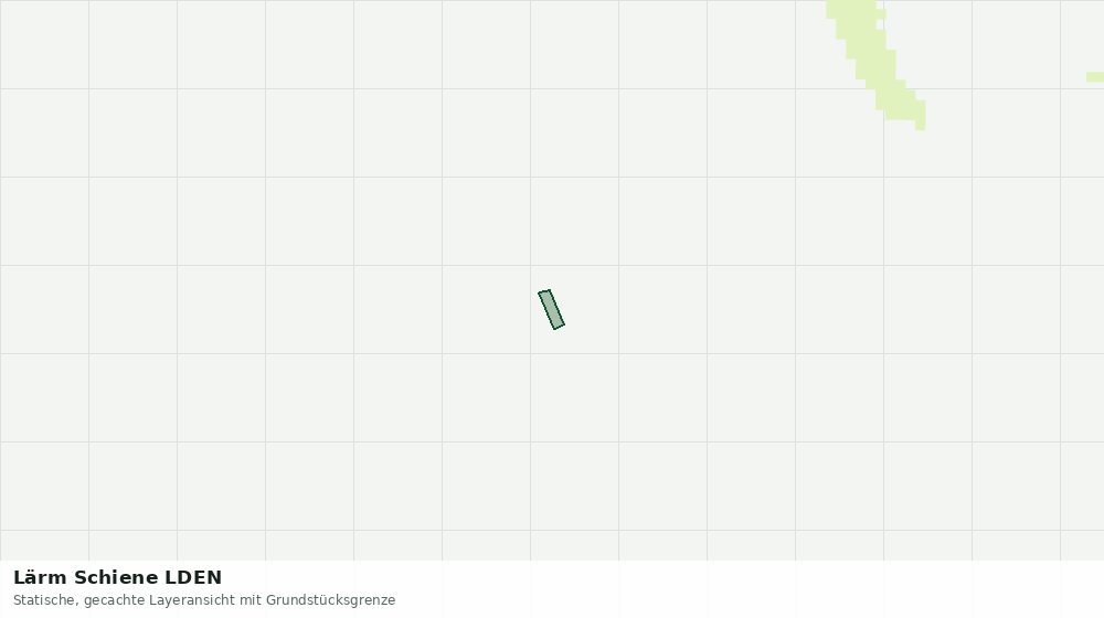 Statische Kartenansicht: Lärm Schiene LDEN
