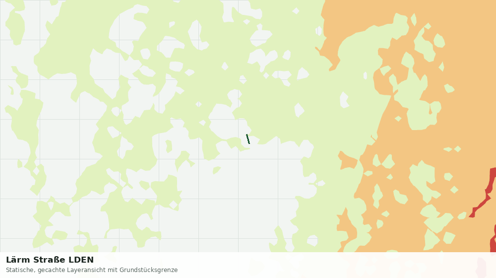 Statische Kartenansicht: Lärm Straße LDEN