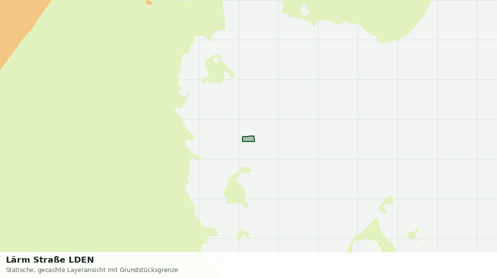 Statische Kartenansicht: Lärm Straße LDEN