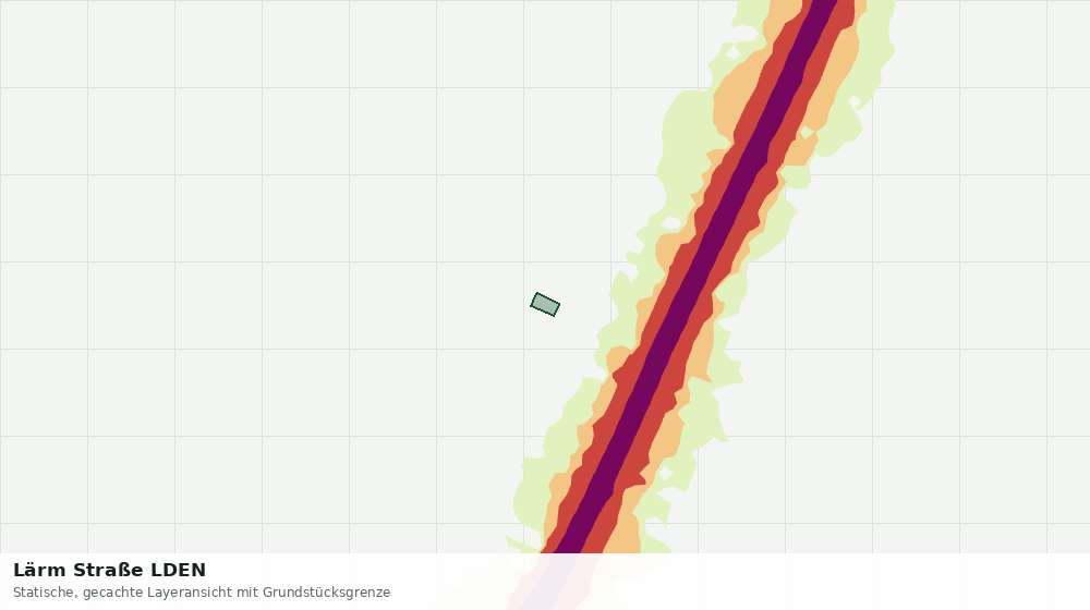 Statische Kartenansicht: Lärm Straße LDEN