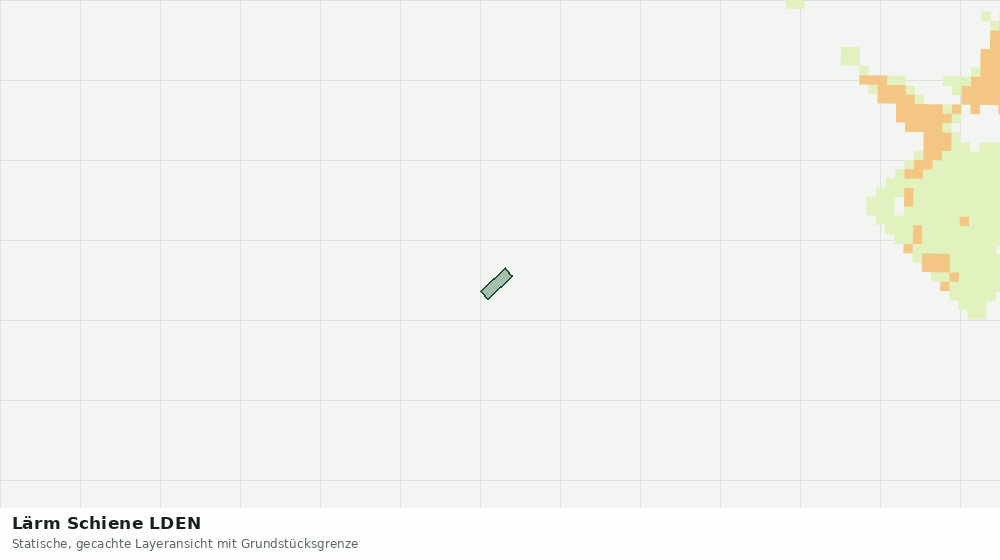 Statische Kartenansicht: Lärm Schiene LDEN