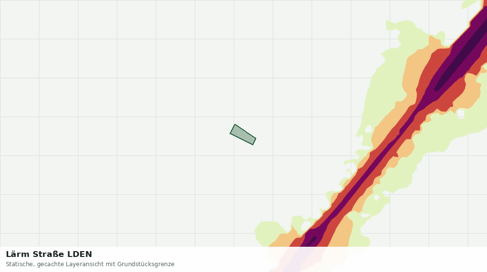 Statische Kartenansicht: Lärm Straße LDEN