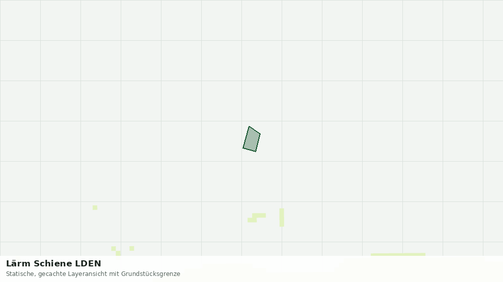 Statische Kartenansicht: Lärm Schiene LDEN
