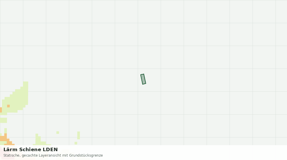Statische Kartenansicht: Lärm Schiene LDEN