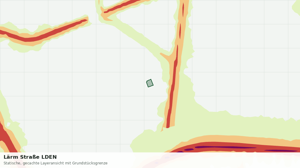 Statische Kartenansicht: Lärm Straße LDEN