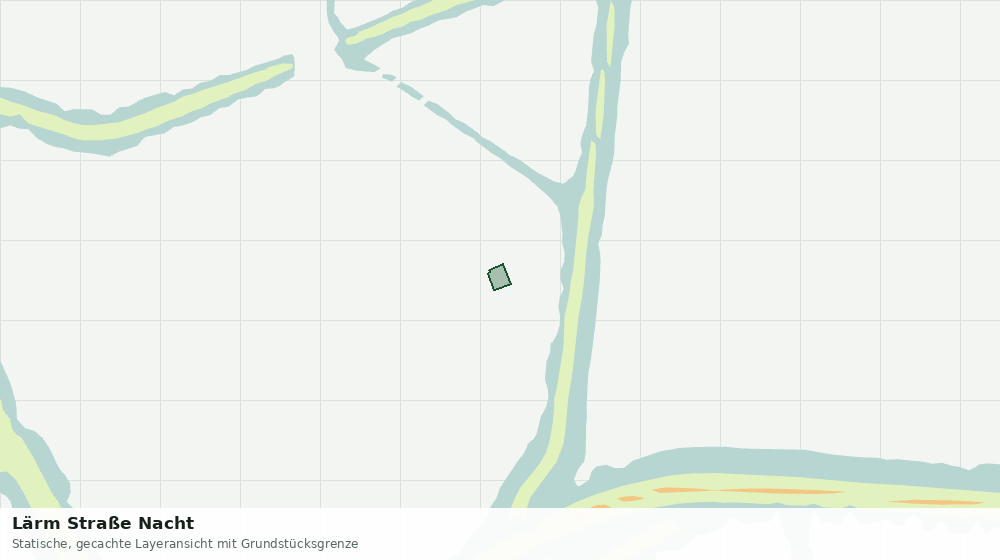 Statische Kartenansicht: Lärm Straße Nacht