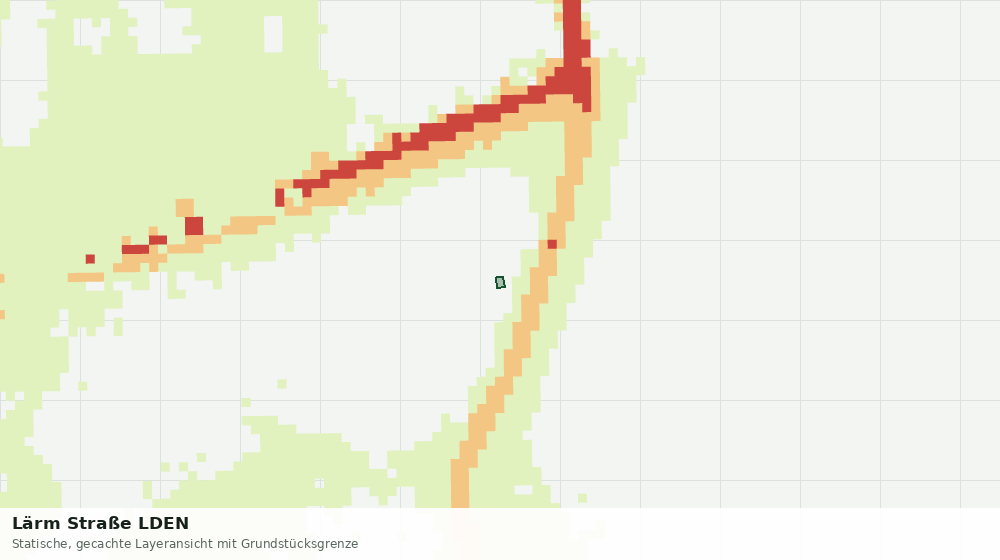 Statische Kartenansicht: Lärm Straße LDEN