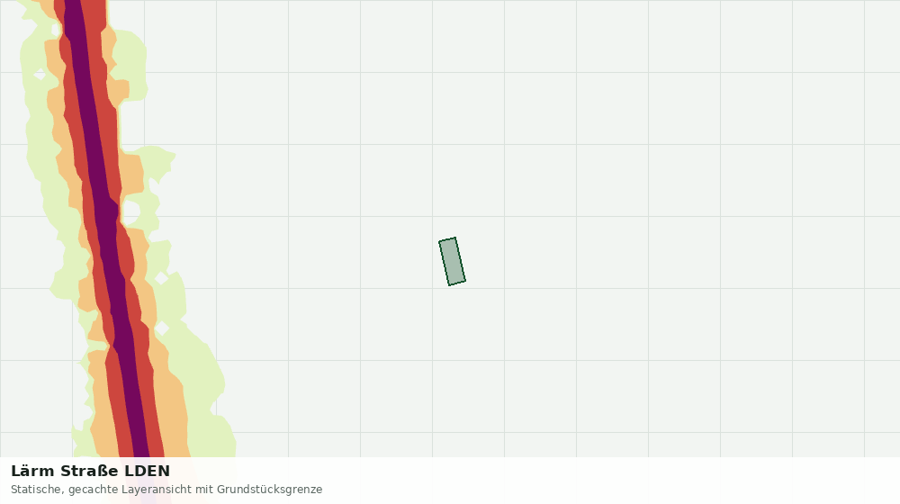 Statische Kartenansicht: Lärm Straße LDEN