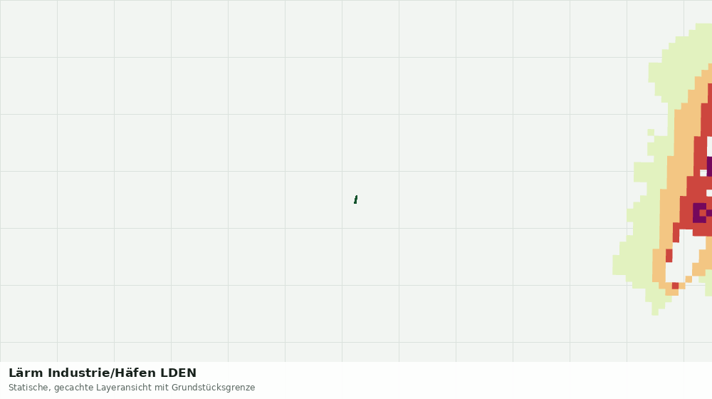 Statische Kartenansicht: Lärm Industrie/Häfen LDEN