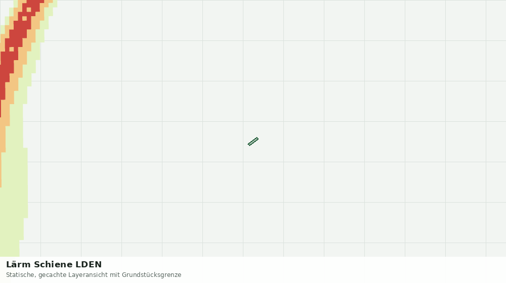 Statische Kartenansicht: Lärm Schiene LDEN