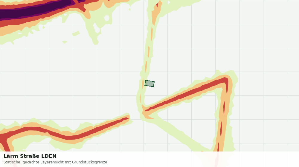 Statische Kartenansicht: Lärm Straße LDEN