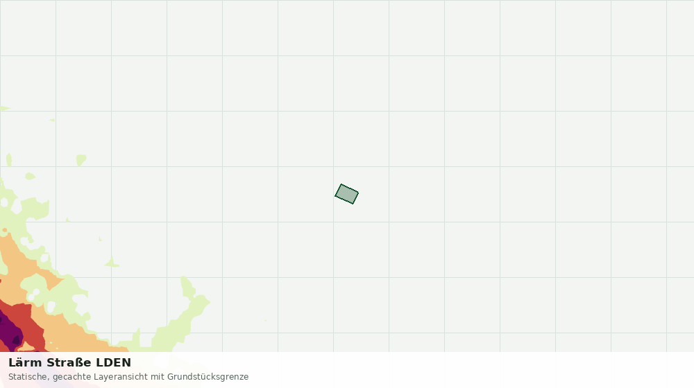 Statische Kartenansicht: Lärm Straße LDEN