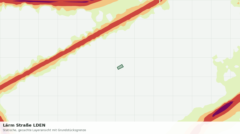 Statische Kartenansicht: Lärm Straße LDEN