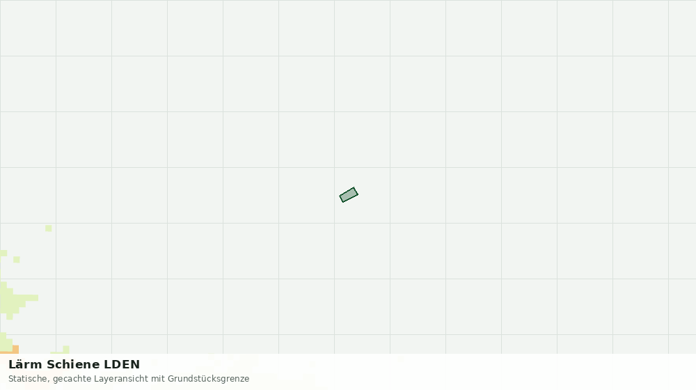 Statische Kartenansicht: Lärm Schiene LDEN