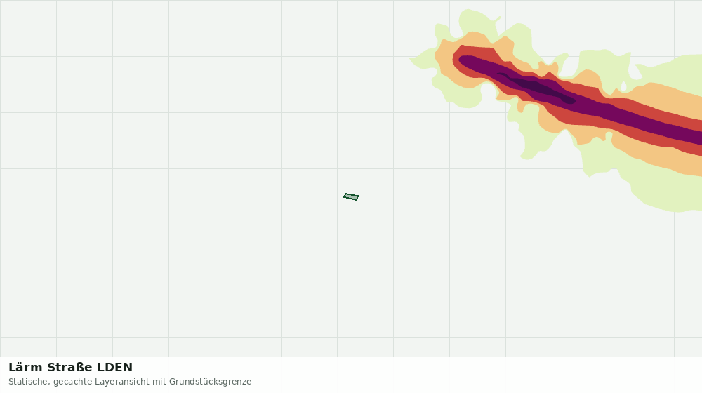 Statische Kartenansicht: Lärm Straße LDEN