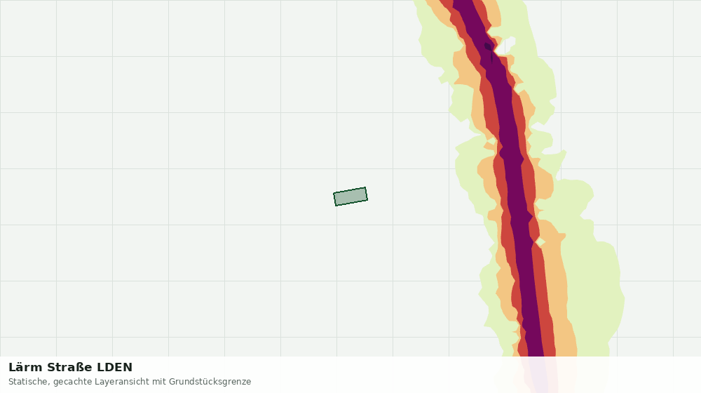 Statische Kartenansicht: Lärm Straße LDEN