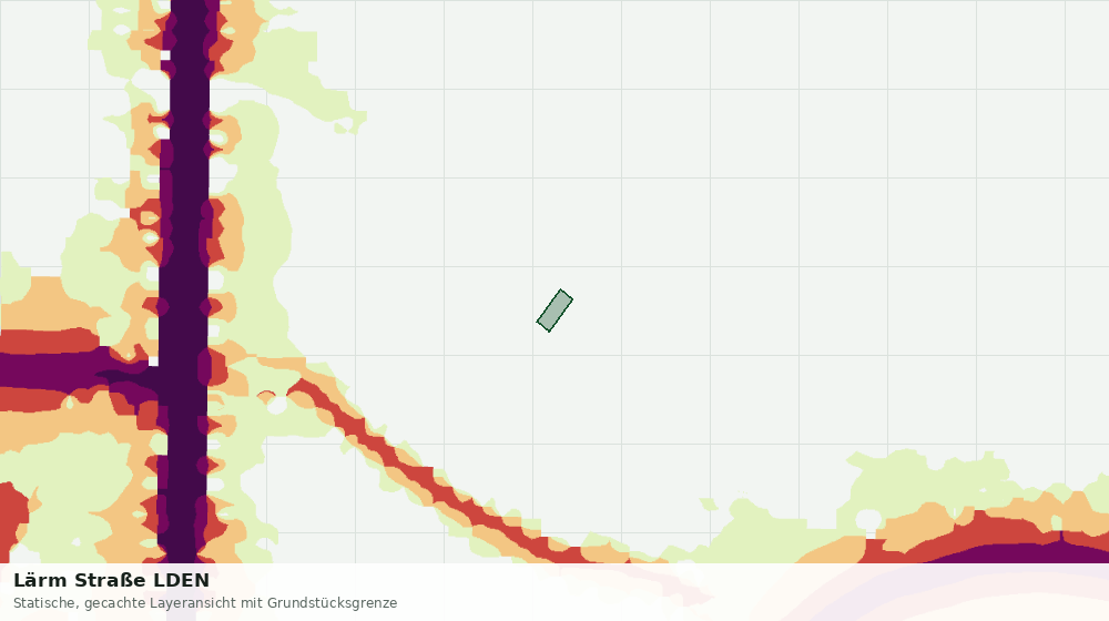 Statische Kartenansicht: Lärm Straße LDEN