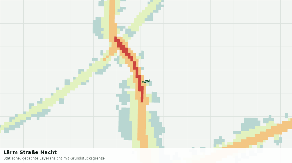 Statische Kartenansicht: Lärm Straße Nacht
