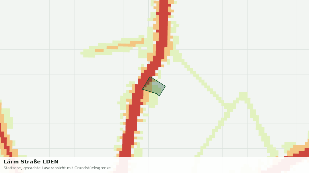 Statische Kartenansicht: Lärm Straße LDEN