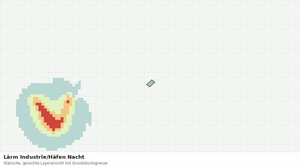 Statische Kartenansicht: Lärm Industrie/Häfen Nacht