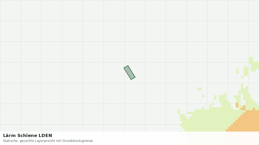 Statische Kartenansicht: Lärm Schiene LDEN