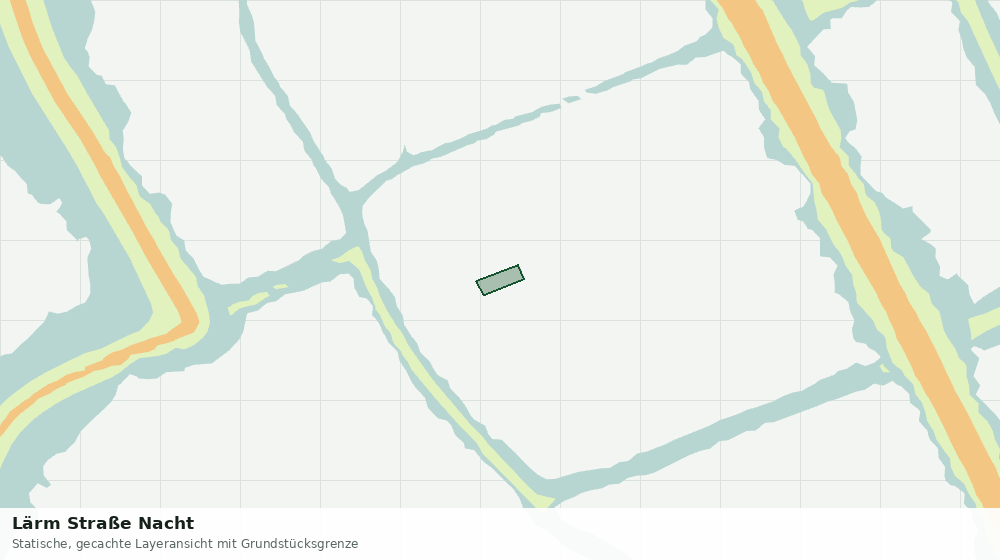 Statische Kartenansicht: Lärm Straße Nacht