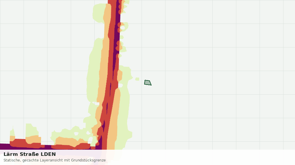 Statische Kartenansicht: Lärm Straße LDEN