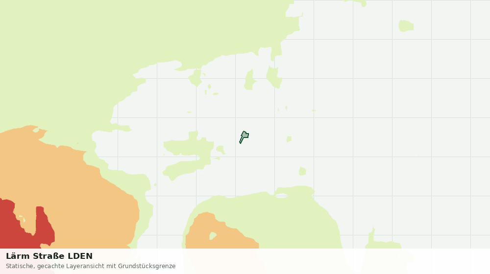 Statische Kartenansicht: Lärm Straße LDEN