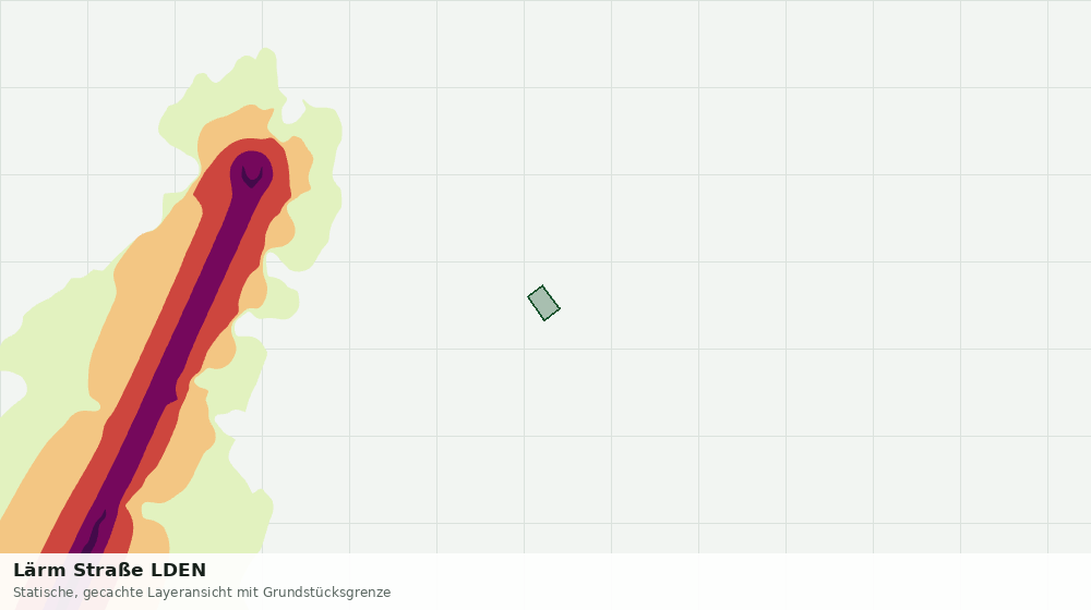 Statische Kartenansicht: Lärm Straße LDEN