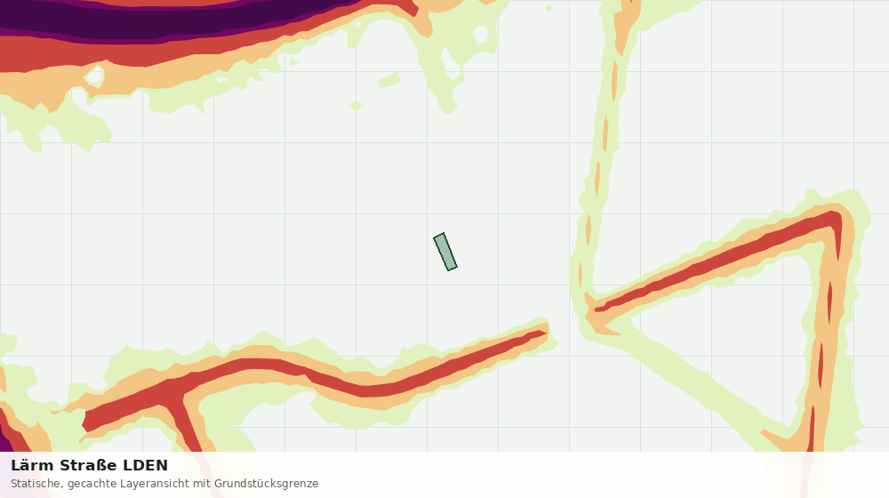 Statische Kartenansicht: Lärm Straße LDEN
