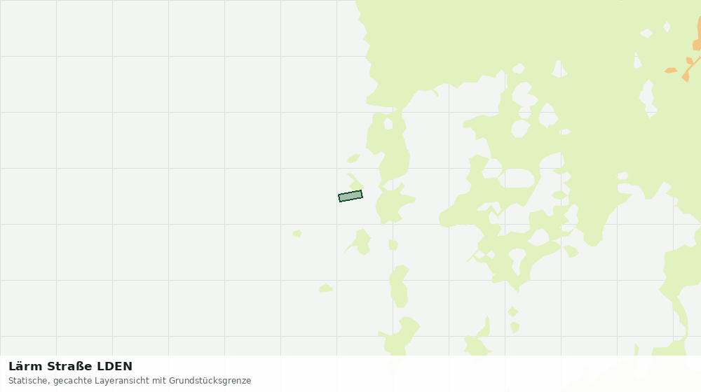 Statische Kartenansicht: Lärm Straße LDEN