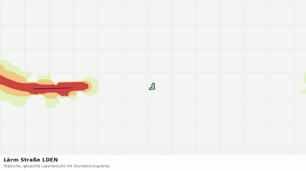 Statische Kartenansicht: Lärm Straße LDEN