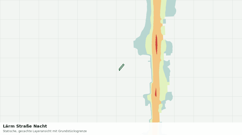 Statische Kartenansicht: Lärm Straße Nacht