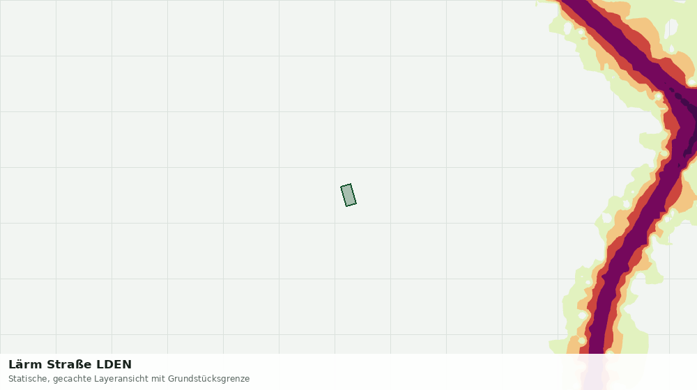 Statische Kartenansicht: Lärm Straße LDEN