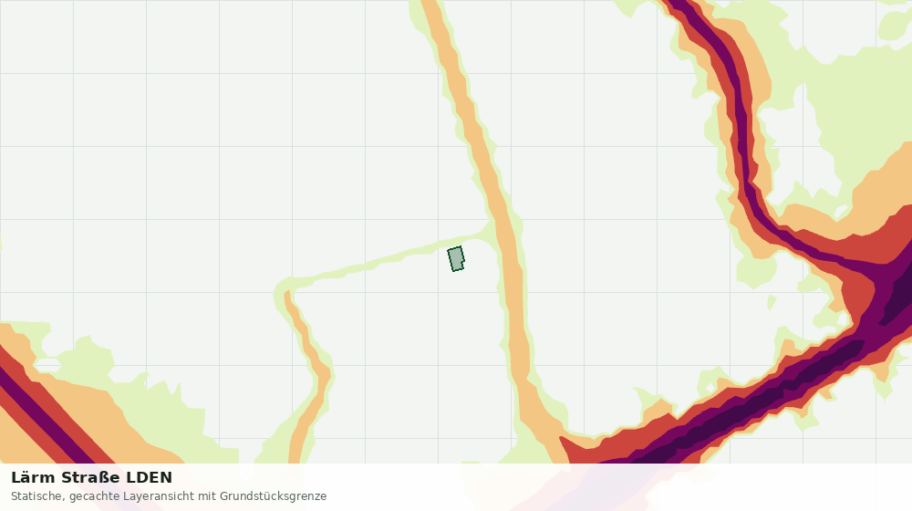 Statische Kartenansicht: Lärm Straße LDEN