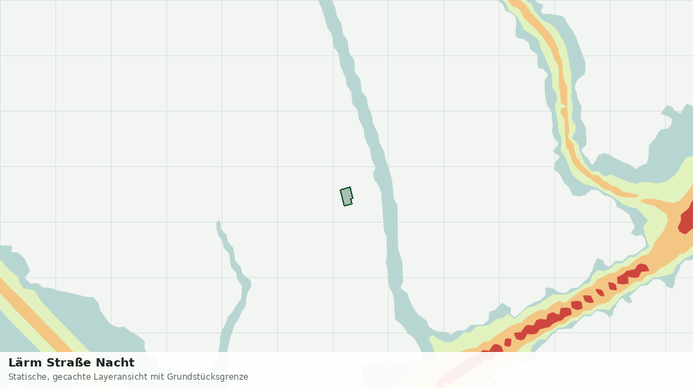 Statische Kartenansicht: Lärm Straße Nacht