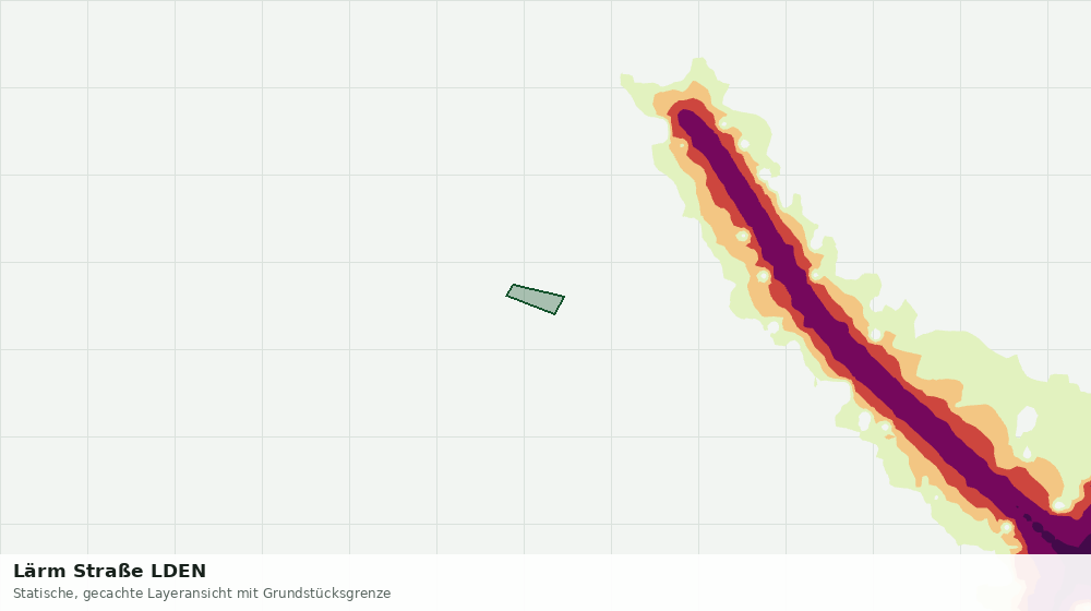 Statische Kartenansicht: Lärm Straße LDEN