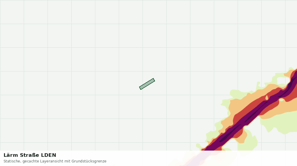 Statische Kartenansicht: Lärm Straße LDEN