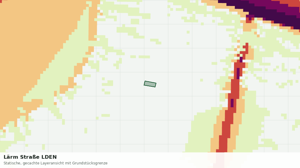 Statische Kartenansicht: Lärm Straße LDEN