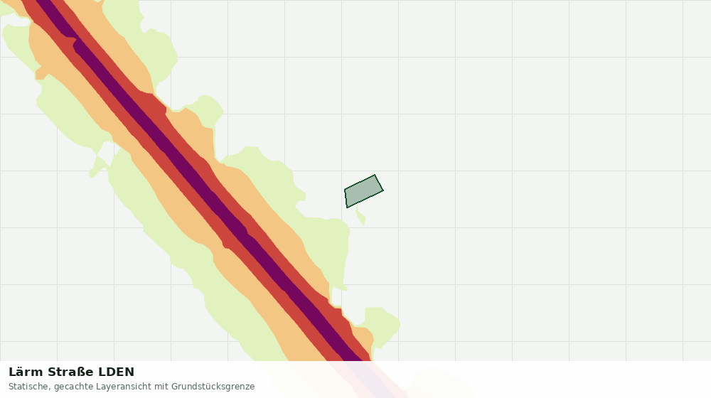 Statische Kartenansicht: Lärm Straße LDEN